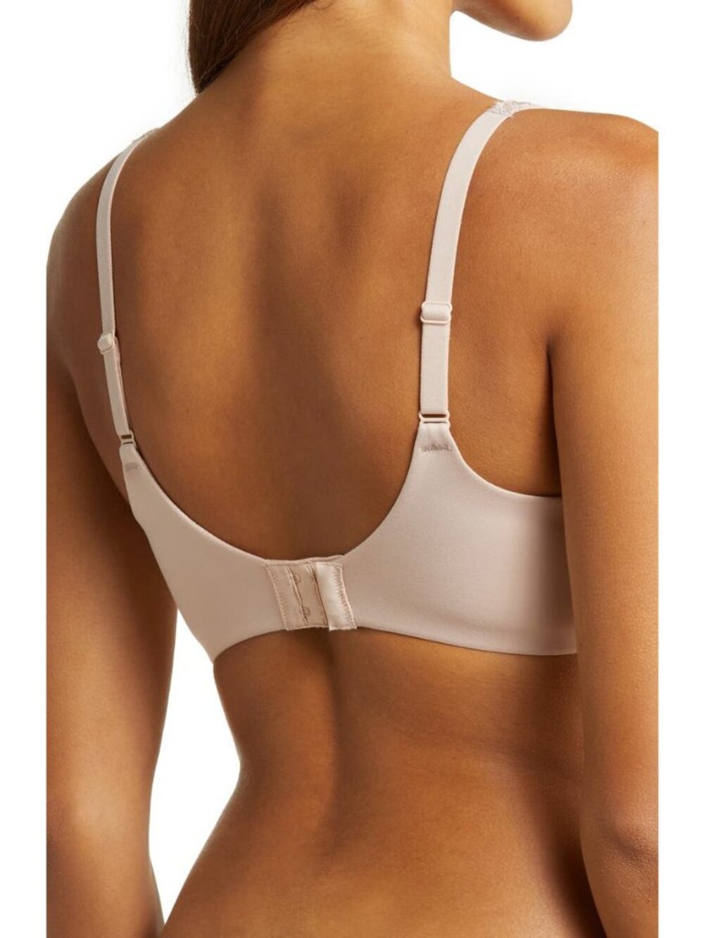🆕 WACOAL Softly Styled Wireless Bra Rose Dust (Beige) 36D #856301 - Picture 2 of 10